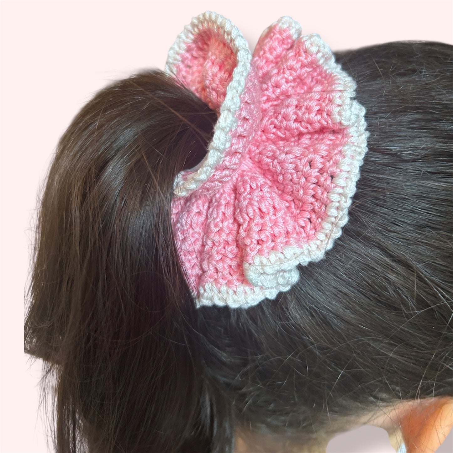 Chouchou froufrou crochet