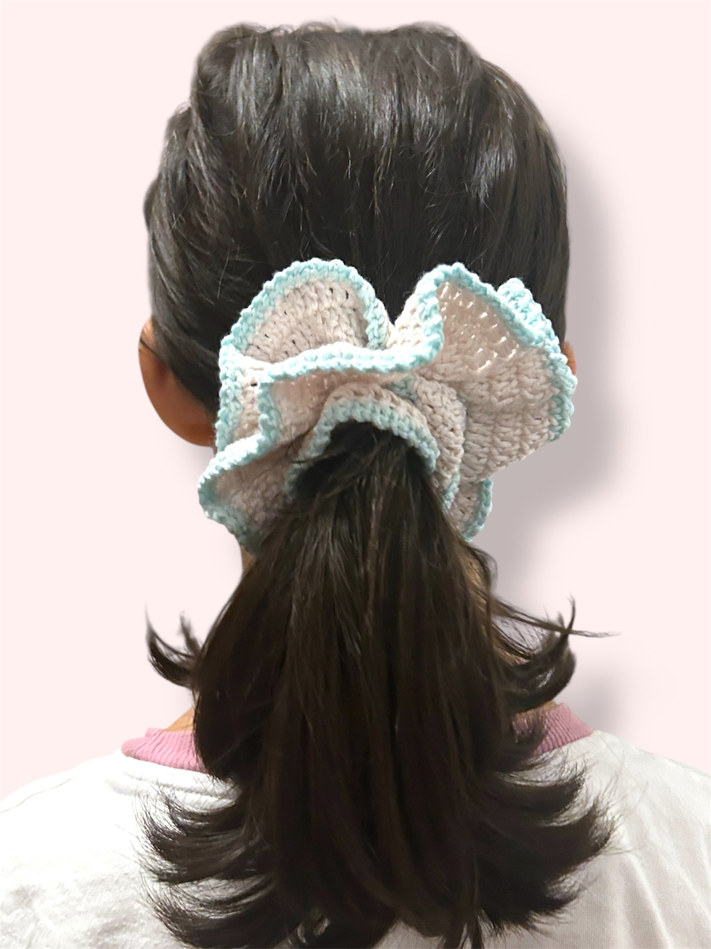 Chouchou froufrou crochet