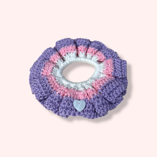 Chouchou froufrou crochet