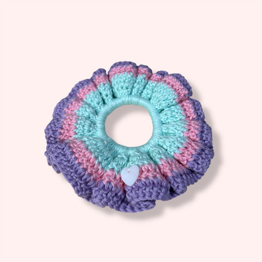 Chouchou froufrou crochet